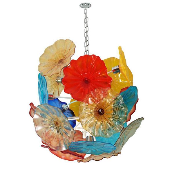 Lamps American Pride Chandeliers Murano Pendant Lights LED Glass Art Flower Chandelier Beautiful Decoration Hanging Lamp
Lamps American Pride Chandeliers Murano Pendant Lights LED Glass Art Flower Chandelier Beautiful Decoration Hanging Lamp