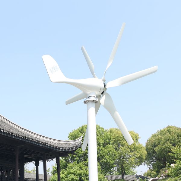 Image of 800w Free Energy Wind Energy HIGH Efficient 48V Wind Turbine Generator With MPPT Controller For Home Yacht Farm Street Lamps
