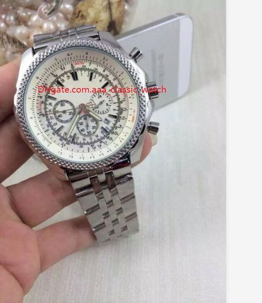 factory supplier wristwatches 47mm quartz chronograph white dial stainless steel mens men's watch watches, Slivery;brown
factory supplier wristwatches 47mm quartz chronograph white dial stainless steel mens men's watch watches, Slivery;brown