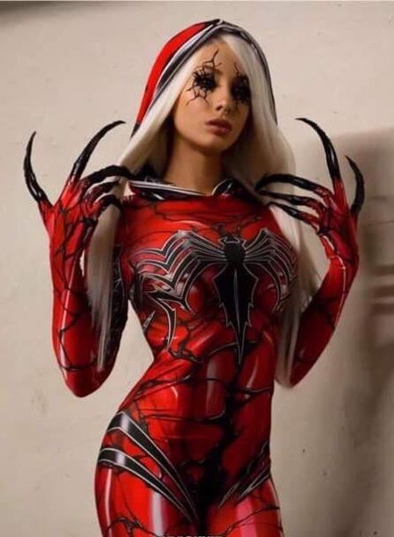 qqqqnew venom female anime cosplay spiderman ladies body tights two colors marvel gwenom gwenq, Black;red
qqqqnew venom female anime cosplay spiderman ladies body tights two colors marvel gwenom gwenq, Black;red