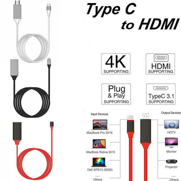 Кабель типа C к HDMI USB 3.1 к HDMI 4K Высокоскоростной HDTV HDMI-адаптер для Macbook Samsung S8 galaxy S9
Кабель типа C к HDMI USB 3.1 к HDMI 4K Высокоскоростной HDTV HDMI-адаптер для Macbook Samsung S8 galaxy S9