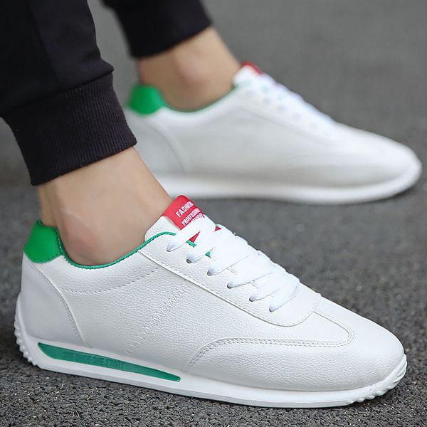 breathable shoes men casual white sneakers man autumn sneakers fashion new leather boys sport shoes size 36-44, Black
breathable shoes men casual white sneakers man autumn sneakers fashion new leather boys sport shoes size 36-44, Black