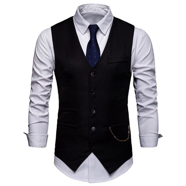 mens официальный деловой костюм жилет 2018 весна новый slim fit рукавов мужской жилет свадьба классический colete социальный blazer мужчина, Black;white
mens официальный деловой костюм жилет 2018 весна новый slim fit рукавов мужской жилет свадьба классический colete социальный blazer мужчина, Black;white