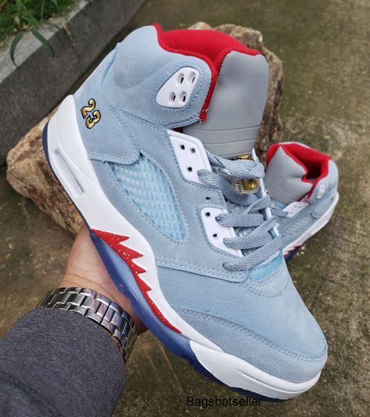 rophy room x 5s ice blue mens basketball shoes 5s jumpman 5 jsp sneaker trainer wholesale quality, Black
rophy room x 5s ice blue mens basketball shoes 5s jumpman 5 jsp sneaker trainer wholesale quality, Black