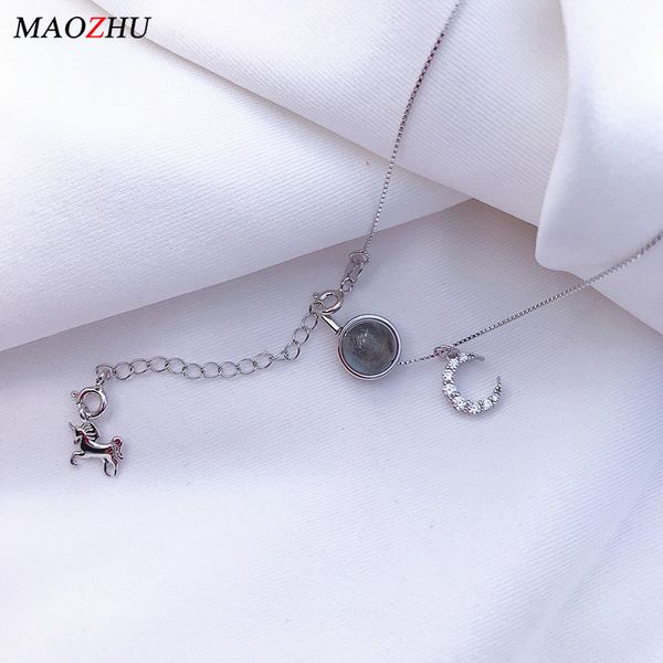 maozhu moonstone star moon necklace female korean forest breeze clavicle chain temperament simple exquisite ladies banquet x066, Silver
maozhu moonstone star moon necklace female korean forest breeze clavicle chain temperament simple exquisite ladies banquet x066, Silver