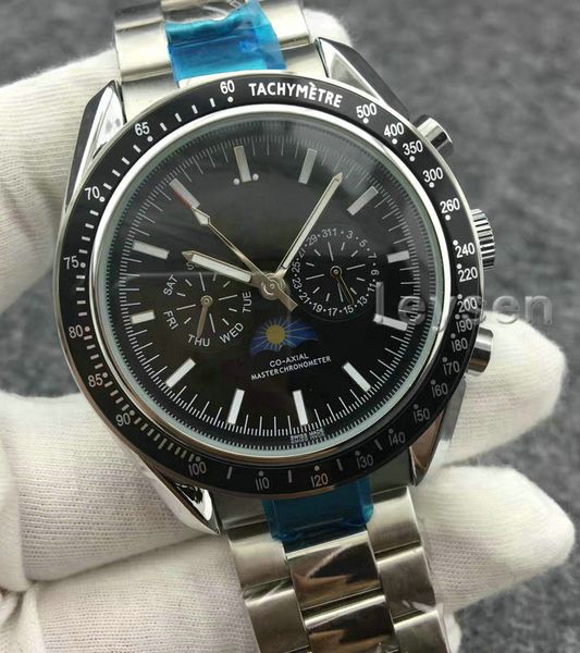 2019 bracelet luxury speed moon mechanical mens designer stainless steel automatic movement watch sports watches self-wind wristwatches, Slivery;brown
2019 bracelet luxury speed moon mechanical mens designer stainless steel automatic movement watch sports watches self-wind wristwatches, Slivery;brown