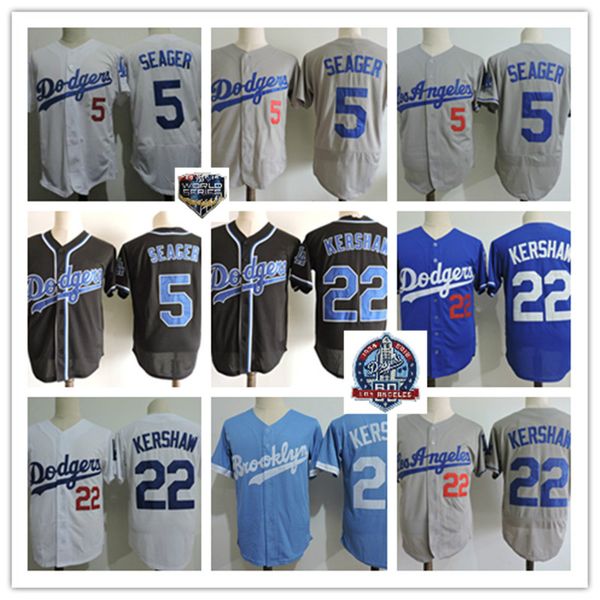 two patch mens #5 corey seager 60th patch jersey stitched blue white gey #22 clayton kershaw 2018 ws jerseys s-3xl, Black;red
two patch mens #5 corey seager 60th patch jersey stitched blue white gey #22 clayton kershaw 2018 ws jerseys s-3xl, Black;red