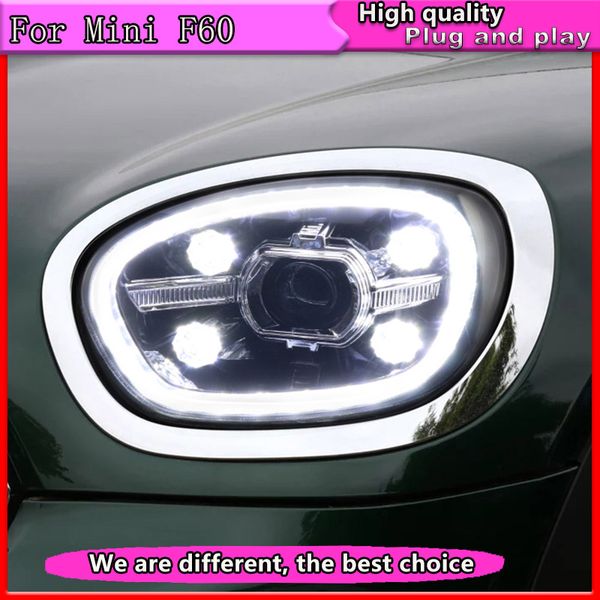 car styling for mini countryman headlight 2017-2019 mini f60 headlights double lens led drl+led high low beam+turning
car styling for mini countryman headlight 2017-2019 mini f60 headlights double lens led drl+led high low beam+turning