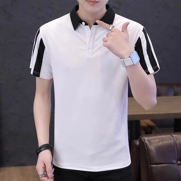 mens 2019 fashion designer solid polos summer autumn spring fashion clothes with short sleeves for man two colors casual t shirt, White;black
mens 2019 fashion designer solid polos summer autumn spring fashion clothes with short sleeves for man two colors casual t shirt, White;black