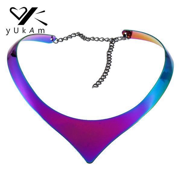 yukam fashion rock simple open maxi bib collar torques necklace metal triangle chokers statement necklaces women torques jewelry, Silver
yukam fashion rock simple open maxi bib collar torques necklace metal triangle chokers statement necklaces women torques jewelry, Silver
