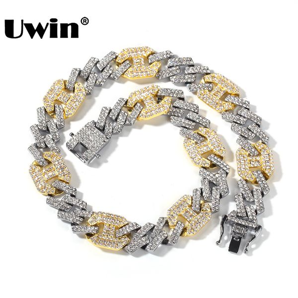 uwin luxury multi color 17mm rhinestone alloy necklace men and women gift link chain hiphop jewelry new style drop shipping, Silver
uwin luxury multi color 17mm rhinestone alloy necklace men and women gift link chain hiphop jewelry new style drop shipping, Silver