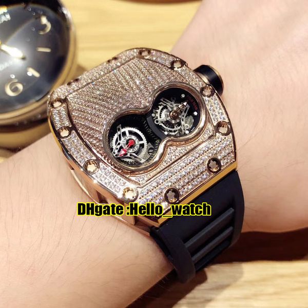 new rm053 double windows diamond dial 035 swiss quartz movement mens watch rose gold case rubber strap sport watches, Slivery;brown
new rm053 double windows diamond dial 035 swiss quartz movement mens watch rose gold case rubber strap sport watches, Slivery;brown