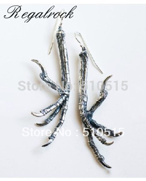 regalrock raven bird skull claw talon earring, Golden
regalrock raven bird skull claw talon earring, Golden