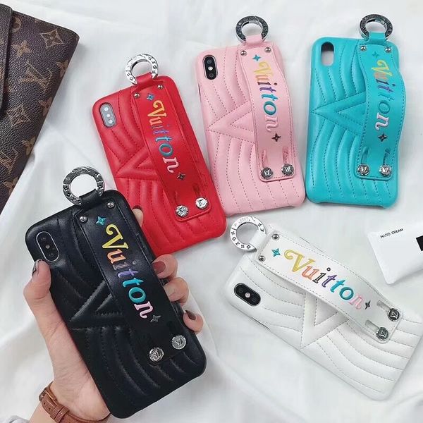 Роскошный ремешок на запястье, дизайнерский чехол для телефона для iPhone X XS Max XR 8plus
Роскошный ремешок на запястье, дизайнерский чехол для телефона для iPhone X XS Max XR 8plus
