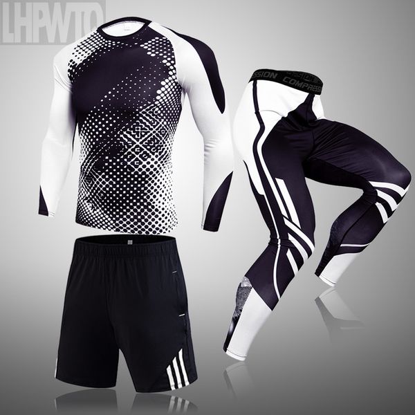 3-х частей костюмов набора компрессионных мужское quick dry running набор одежда спорт бегуны gym training фитнес спортивной костюмы kit, Black;blue
3-х частей костюмов набора компрессионных мужское quick dry running набор одежда спорт бегуны gym training фитнес спортивной костюмы kit, Black;blue
