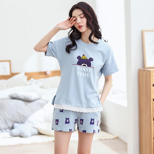 casual womens sleeping pajama set short sleeve women lingeries o neck pijama feminino night suit, Black;red
casual womens sleeping pajama set short sleeve women lingeries o neck pijama feminino night suit, Black;red