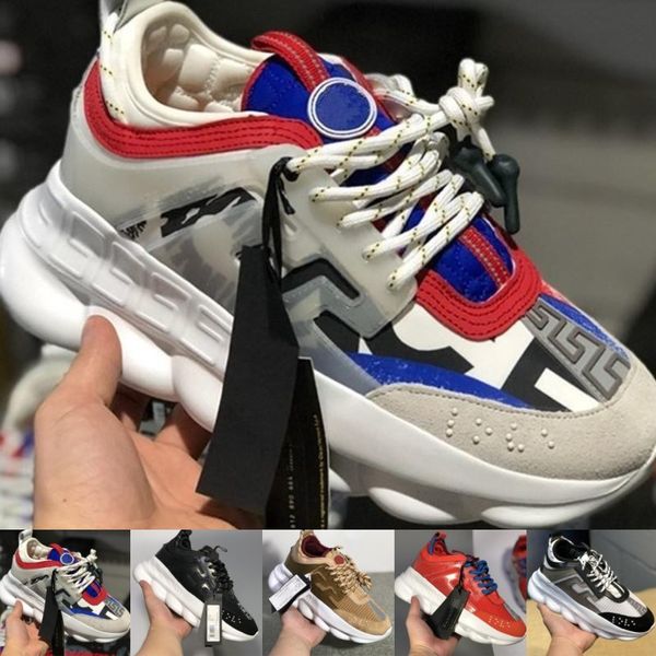 2 chainz x chain reaction sneakers designer luxury shoes sport fashion casual shoes trainer lightweight link-embossed sole with dust bag, Black
2 chainz x chain reaction sneakers designer luxury shoes sport fashion casual shoes trainer lightweight link-embossed sole with dust bag, Black
