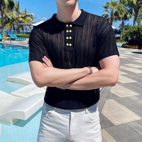hollow mens shirts regular fit black silk mens clothes summer fashion 2020 white english collar knitted double breast shirts men, White;black
hollow mens shirts regular fit black silk mens clothes summer fashion 2020 white english collar knitted double breast shirts men, White;black