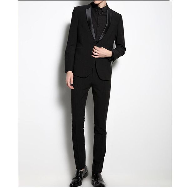 fashion new mens wedding suits formal balck groom tuxedo 2 pieces most popular leisure (jacket+pants), White;black
fashion new mens wedding suits formal balck groom tuxedo 2 pieces most popular leisure (jacket+pants), White;black