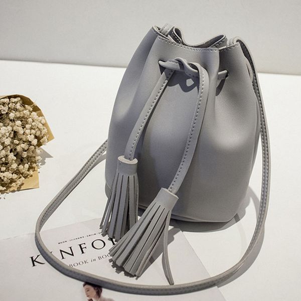 new women bag shoulder crossbody bucket bags for women 2018 tassel solid bags leather purses luxury string handbags
new women bag shoulder crossbody bucket bags for women 2018 tassel solid bags leather purses luxury string handbags