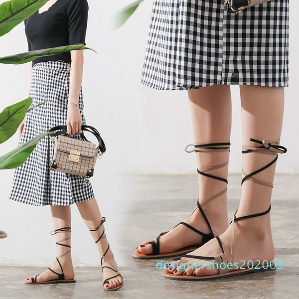women beach sandals summer women flip flops cross-tied zapatos mujer ladies leisure flat low heels rome style shoes size 39 40 d03, Black
women beach sandals summer women flip flops cross-tied zapatos mujer ladies leisure flat low heels rome style shoes size 39 40 d03, Black