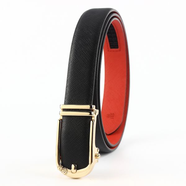 fashion gold automatic buckle business belt womens dress holeless leather ratchet click belts adjustable 30"-46" waist, Black;brown 
fashion gold automatic buckle business belt womens dress holeless leather ratchet click belts adjustable 30"-46" waist, Black;brown
