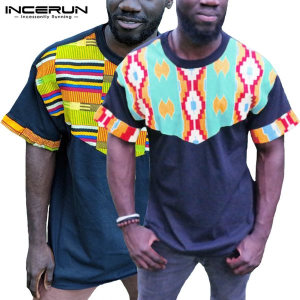 2019 casual t shirt men short sleeve crew neck print patchwork leisure dashiki ethnic african clothes men t-shirts incerun, White;black
2019 casual t shirt men short sleeve crew neck print patchwork leisure dashiki ethnic african clothes men t-shirts incerun, White;black