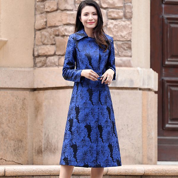 korean 2018 spring autumn womens fashion blue floral long trench coat windbreaker , slim 3xl overcoat for women , woman clothes, Tan;black
korean 2018 spring autumn womens fashion blue floral long trench coat windbreaker , slim 3xl overcoat for women , woman clothes, Tan;black
