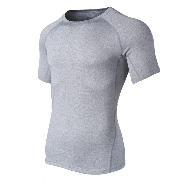 men's tights training sports short sleeve fitness clothing running ultra-stretch breathable quick-dry compressed t-shirt, White;black
men's tights training sports short sleeve fitness clothing running ultra-stretch breathable quick-dry compressed t-shirt, White;black