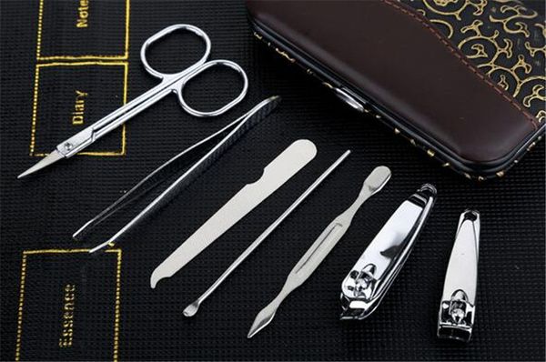 7pcs/set manicure set professional stainless steel nail clipper kit finger plier nails art pedicure toe nail tools set
7pcs/set manicure set professional stainless steel nail clipper kit finger plier nails art pedicure toe nail tools set