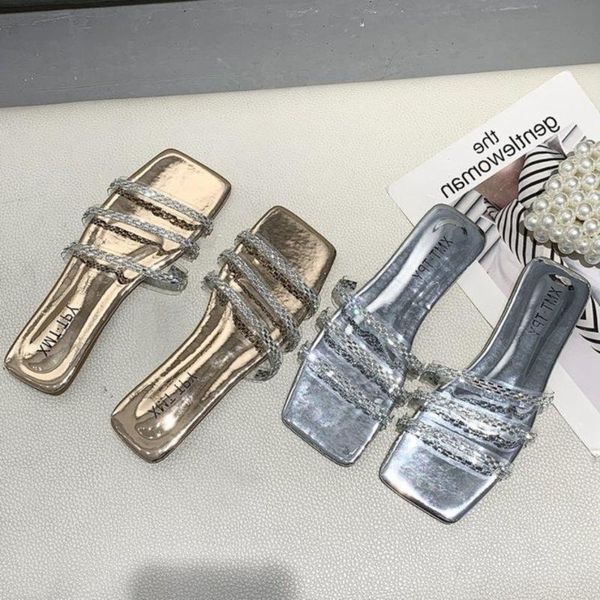 slippers gladiator sandals gold women crystal 2021 summer flat heels shoes woman silver rhinestone beach for, Black
slippers gladiator sandals gold women crystal 2021 summer flat heels shoes woman silver rhinestone beach for, Black