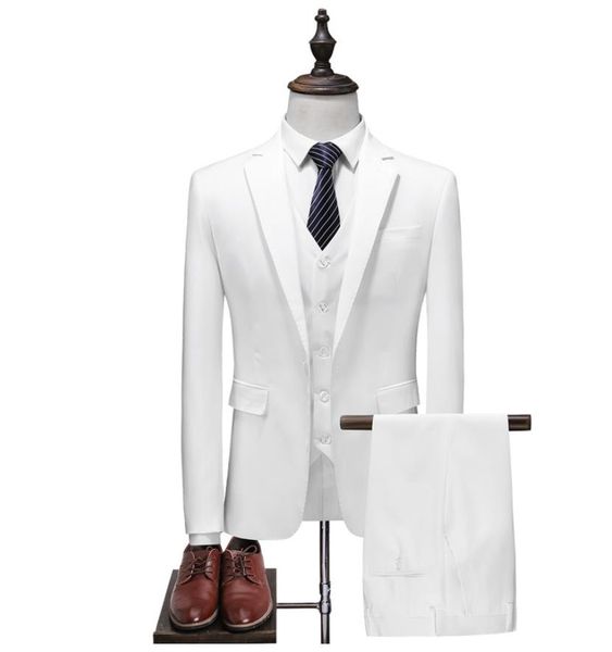 2018 dress suits wedding suits casual male blazer suit men's business party good quality suits men (jacket+vest+pants, White;black
2018 dress suits wedding suits casual male blazer suit men's business party good quality suits men (jacket+vest+pants, White;black