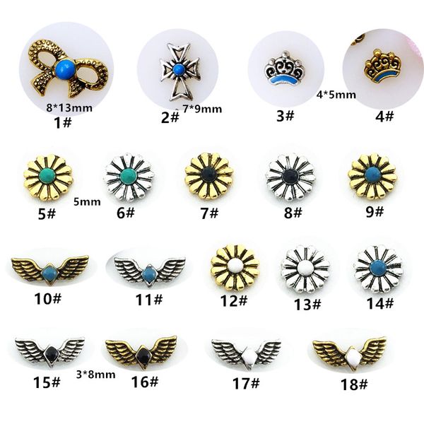 50pcs/pack japan 3d nail art decorations metal nail accessories alloy retro wing cross parts diy charm supplies, Silver;gold
50pcs/pack japan 3d nail art decorations metal nail accessories alloy retro wing cross parts diy charm supplies, Silver;gold