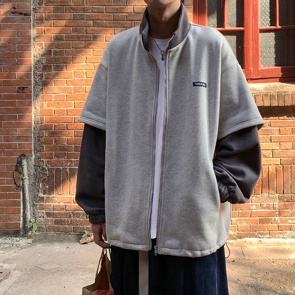 кардиган hoodie мужская мода хит цвет хлопок повседневный стенд воротник толстовка мужчины streetwear wild сыпучие hip hop толстовки мужские, Black
кардиган hoodie мужская мода хит цвет хлопок повседневный стенд воротник толстовка мужчины streetwear wild сыпучие hip hop толстовки мужские, Black