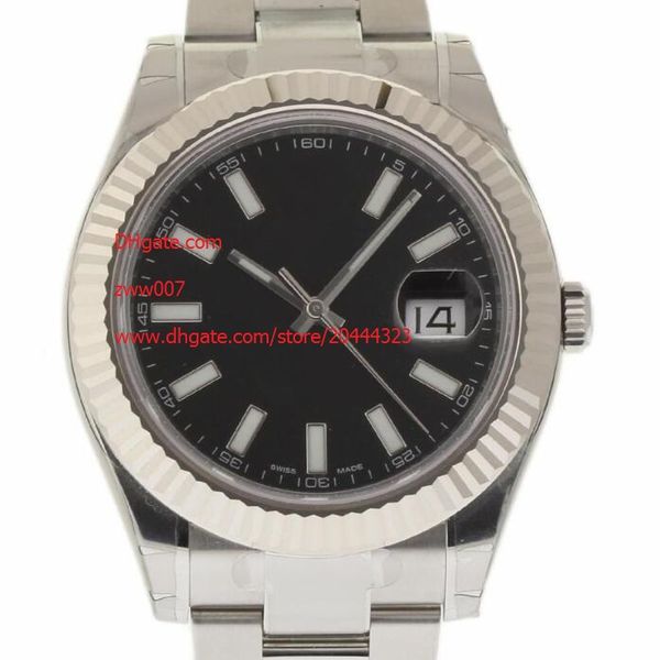 factory supplier wristwatch 41mm 116334 stainless steel automatic mechanical sapphire black dial mens watch watches, Slivery;brown
factory supplier wristwatch 41mm 116334 stainless steel automatic mechanical sapphire black dial mens watch watches, Slivery;brown