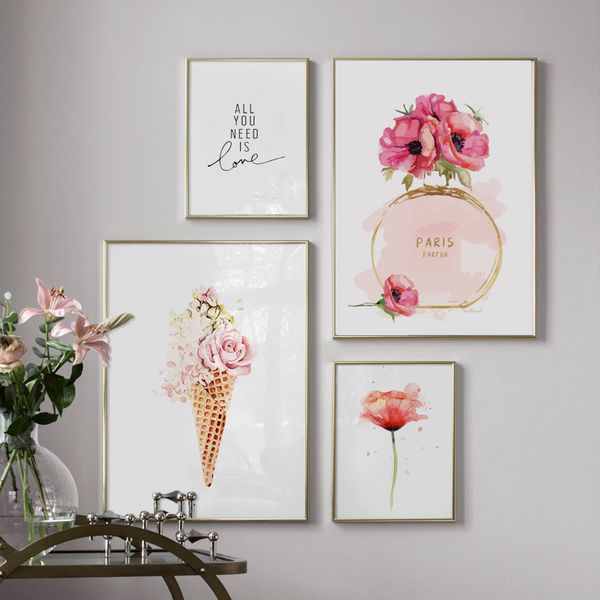 paris perfume flower ice cream wall art canvas painting watercolor nordic posters and prints wall pictures for living room decor
paris perfume flower ice cream wall art canvas painting watercolor nordic posters and prints wall pictures for living room decor