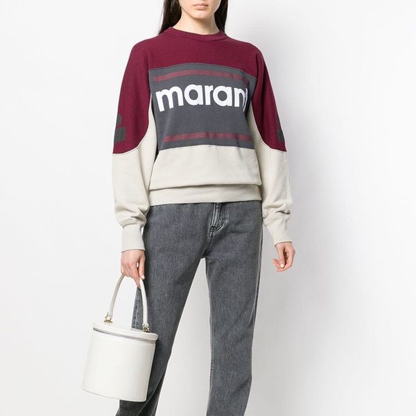 19fw marant sweatshirt color matching vintage o-neck long sleeve street pullover sweatshirts fashion spring summer sweater shirt hfhlwy032, Black
19fw marant sweatshirt color matching vintage o-neck long sleeve street pullover sweatshirts fashion spring summer sweater shirt hfhlwy032, Black