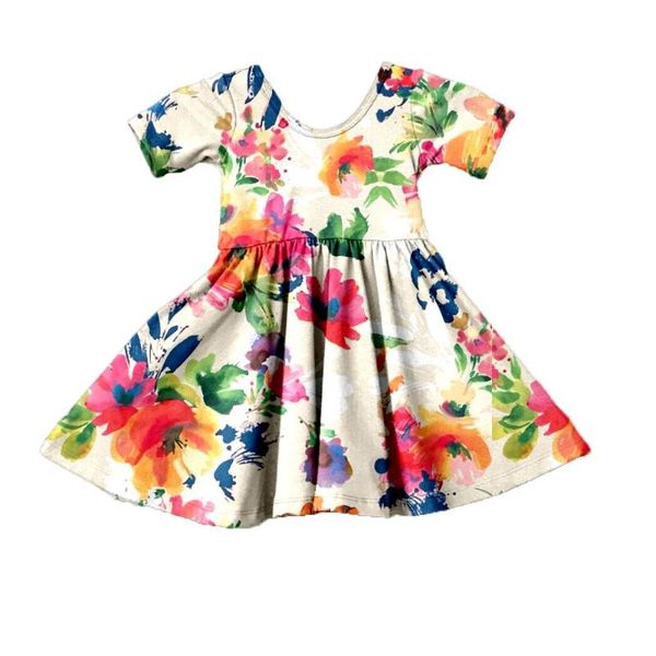 girl's dresses 2021 baby girls summer dress floral print pattern boutique cotton short sleeve children clothing kids, Red;yellow
girl's dresses 2021 baby girls summer dress floral print pattern boutique cotton short sleeve children clothing kids, Red;yellow