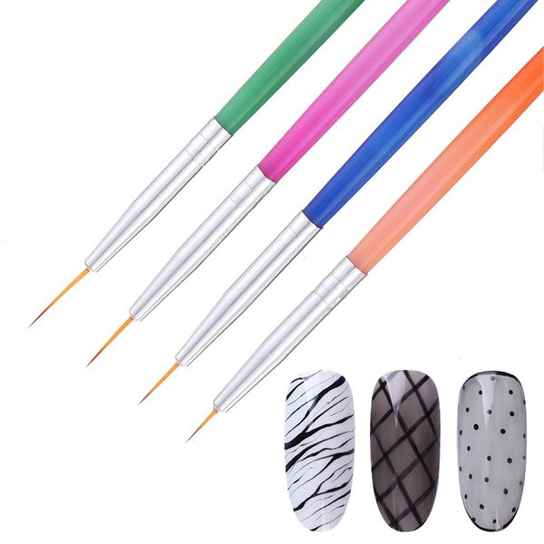 4pcs/set nail art brush crystal acrylic thin liner drawing pen painting stripes flower 2 side nail art manicure tools, Yellow
4pcs/set nail art brush crystal acrylic thin liner drawing pen painting stripes flower 2 side nail art manicure tools, Yellow