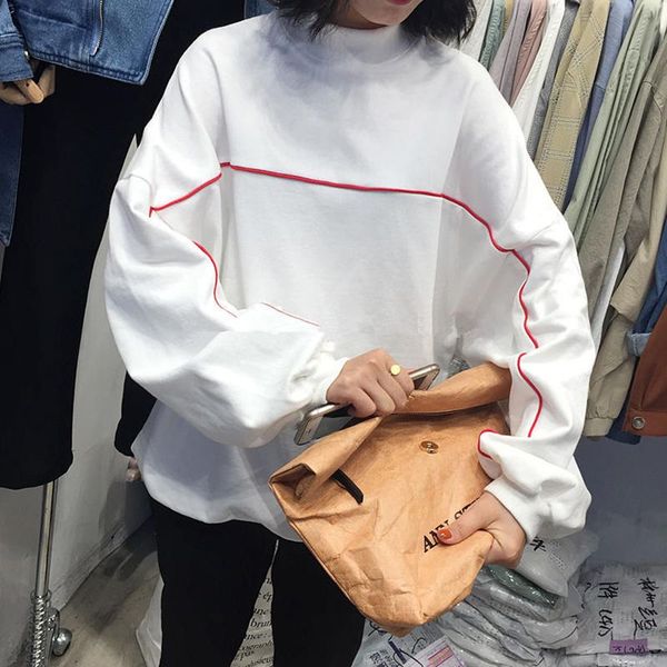 2019 fashion striped women hoodies casual womens long sleeve sweatshirt jumper pullover harajuku thin hoody ladies, Black
2019 fashion striped women hoodies casual womens long sleeve sweatshirt jumper pullover harajuku thin hoody ladies, Black