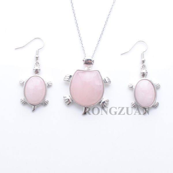romantic lady gift natural rose quartzs jewelry set classic fashion gemstone pendant hanging earrings necklace chain 18" dq3105, Silver
romantic lady gift natural rose quartzs jewelry set classic fashion gemstone pendant hanging earrings necklace chain 18" dq3105, Silver