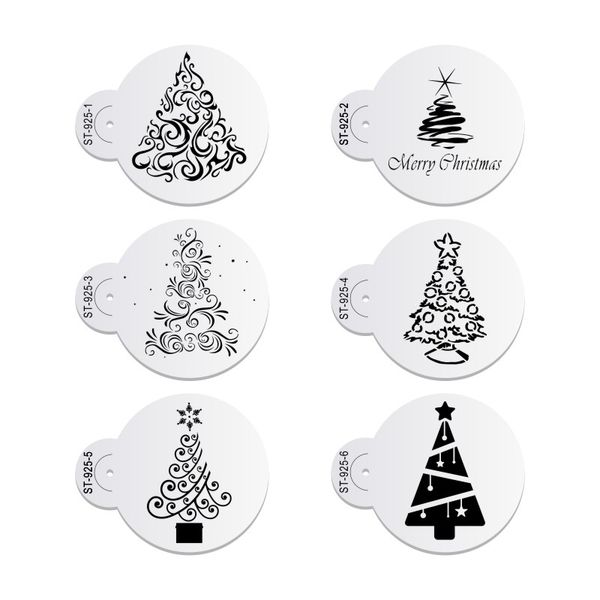6pcs/set christmas tree cake stencil wedding party cake cookie mould cupcake decoration template tool
6pcs/set christmas tree cake stencil wedding party cake cookie mould cupcake decoration template tool
