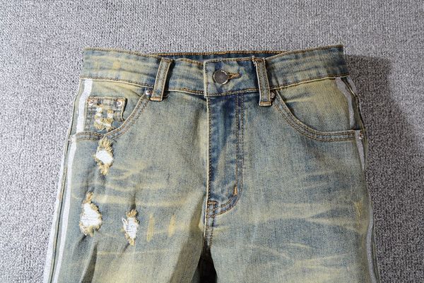 new style classic straight denim designer men's motorcycle biker jeans washed design casua lslim summer skinny ripped us size, Blue
new style classic straight denim designer men's motorcycle biker jeans washed design casua lslim summer skinny ripped us size, Blue