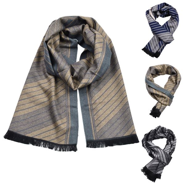 men boys winter autumn slant stripe scarf winter neck warmer tassel blanket fringe neckwear, Blue;gray
men boys winter autumn slant stripe scarf winter neck warmer tassel blanket fringe neckwear, Blue;gray
