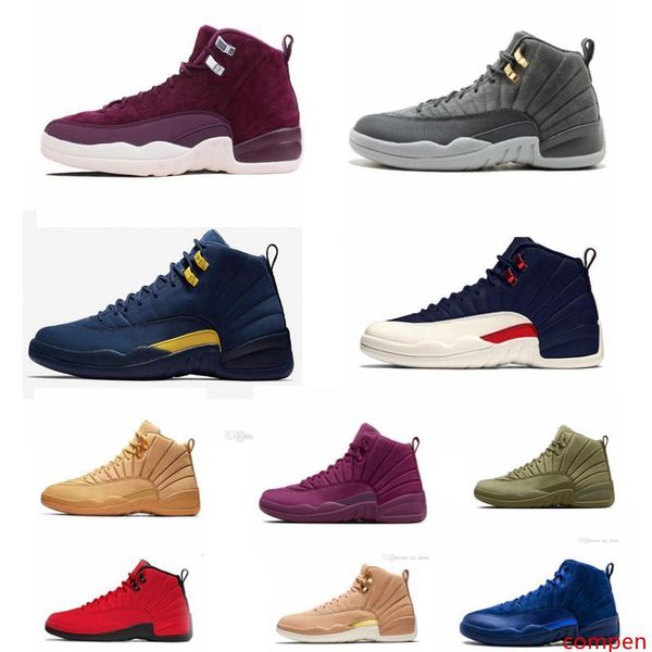 with box 12s basketball shoes men women xii royal blue flu game french blue the master michigan sports sneakers
with box 12s basketball shoes men women xii royal blue flu game french blue the master michigan sports sneakers