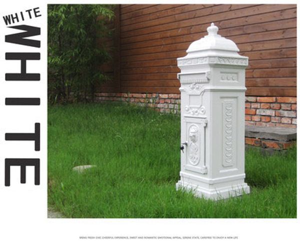 european villa letter box outdoor vertical cast aluminum anti-rust mailbox creative garden postal waterproof report box
european villa letter box outdoor vertical cast aluminum anti-rust mailbox creative garden postal waterproof report box