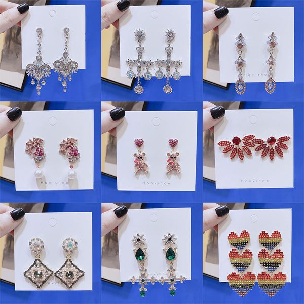 korean vintage palace style exquisite shiny cross flower love dangle earrings temperament fashion ladies jewelry accessories, Silver
korean vintage palace style exquisite shiny cross flower love dangle earrings temperament fashion ladies jewelry accessories, Silver
