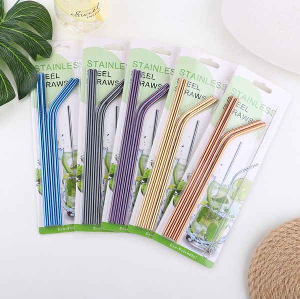 8.5" length 304 stainless steel 2 straight + 2 bend with cleaning brush drinking straw suit dia 6mm multicolor choose
8.5" length 304 stainless steel 2 straight + 2 bend with cleaning brush drinking straw suit dia 6mm multicolor choose