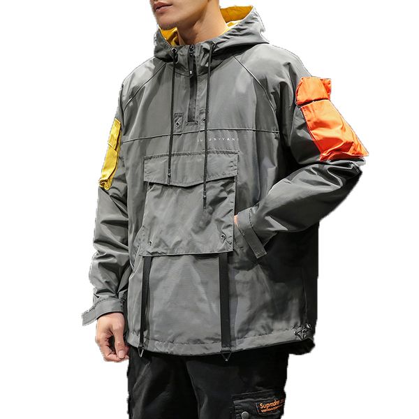spring hip hop hooded patchwork mens jacket coat male hoodies coats 2019 men black couple streetwear hoody bomber jacket m-5xl, Black;brown
spring hip hop hooded patchwork mens jacket coat male hoodies coats 2019 men black couple streetwear hoody bomber jacket m-5xl, Black;brown