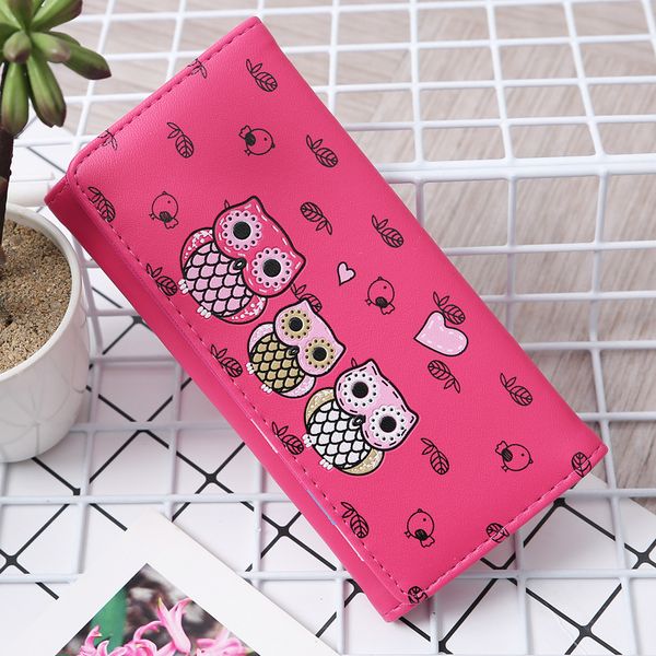 women's wallet long wallet cartoon cute ladies pu2 folding card bag purse small bag work fine quality assurance, Red;black
women's wallet long wallet cartoon cute ladies pu2 folding card bag purse small bag work fine quality assurance, Red;black
